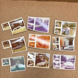 Vintage Photo Collection Display Album Pages